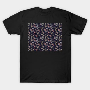 Tropical Flower Pattern T-Shirt